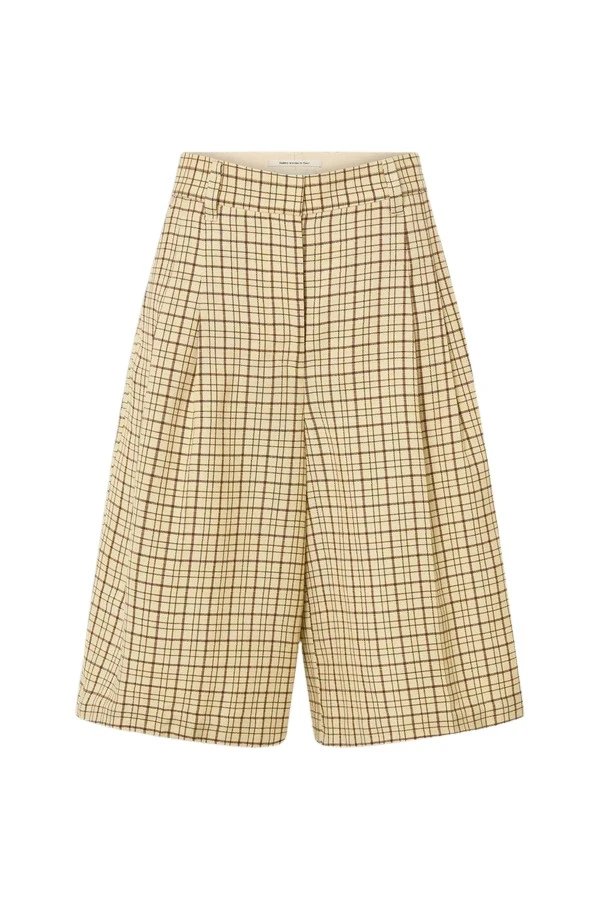Oroton-Pleat-Check-Short69053_nobg Oroton Pleat Check Short - Oroton Shorts - Australian Heritage Luxury - Shop at Luxury Shoes