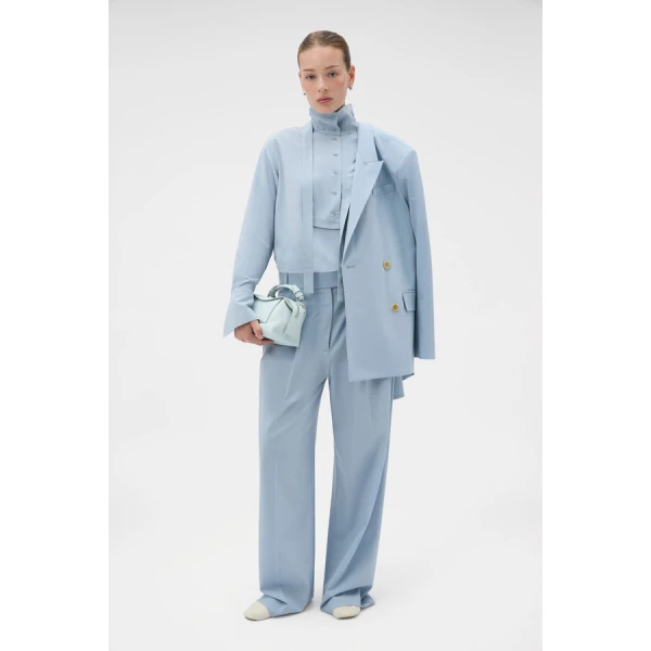 Oroton Pleat Detail Pant - Oroton Pants - Australian Heritage Luxury - Shop at Luxury Shoes 