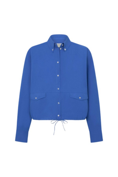 Oroton Poplin Drawstring Shirt - Oroton Tops - Australian Heritage Luxury - Shop at Luxury Shoes 