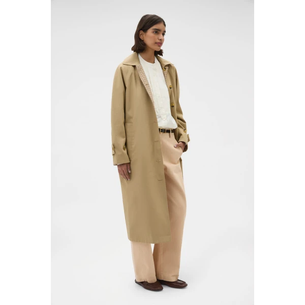 Oroton Reversible Check Mac - Oroton Coats - Australian Heritage Luxury - Shop at Luxury Shoes 