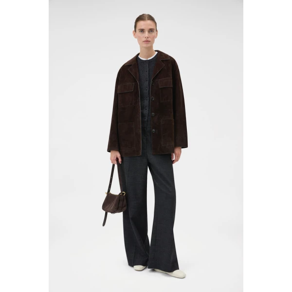 Oroton Suede Jacket - Oroton Jackets - Australian Heritage Luxury - Shop at Luxury Shoes 