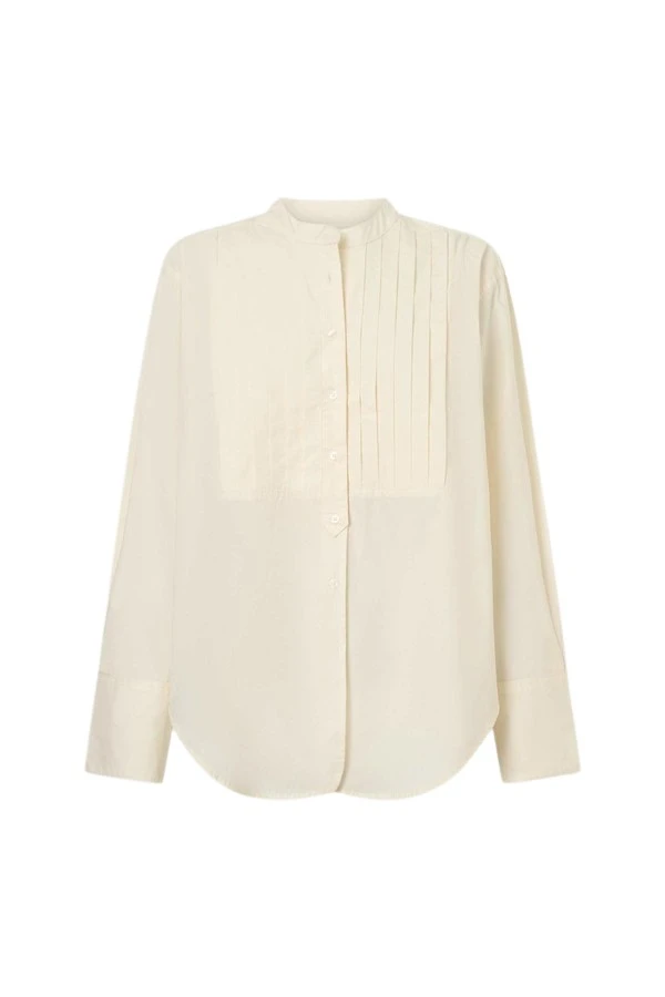 Oroton-Washed-Pleated-Shirt-658909_nobg Oroton Washed Pleated Shirt - Oroton Tops - Australian Heritage Luxury - Shop at Luxury Shoes
