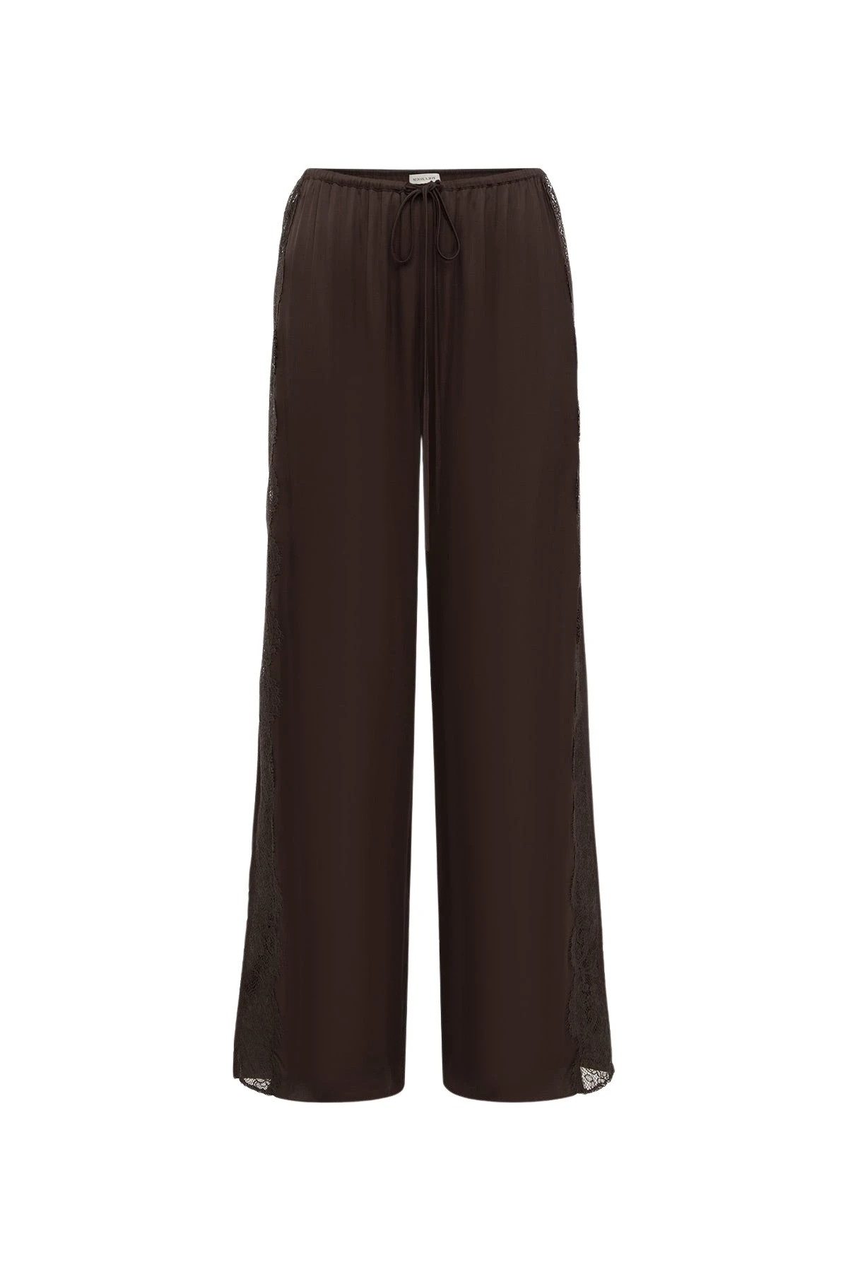Shona-Joy-Simona-Lace-Side-Panel-Pant-Espresso-2025-coveti67469_nobg Shona Joy Brown Loungewear
