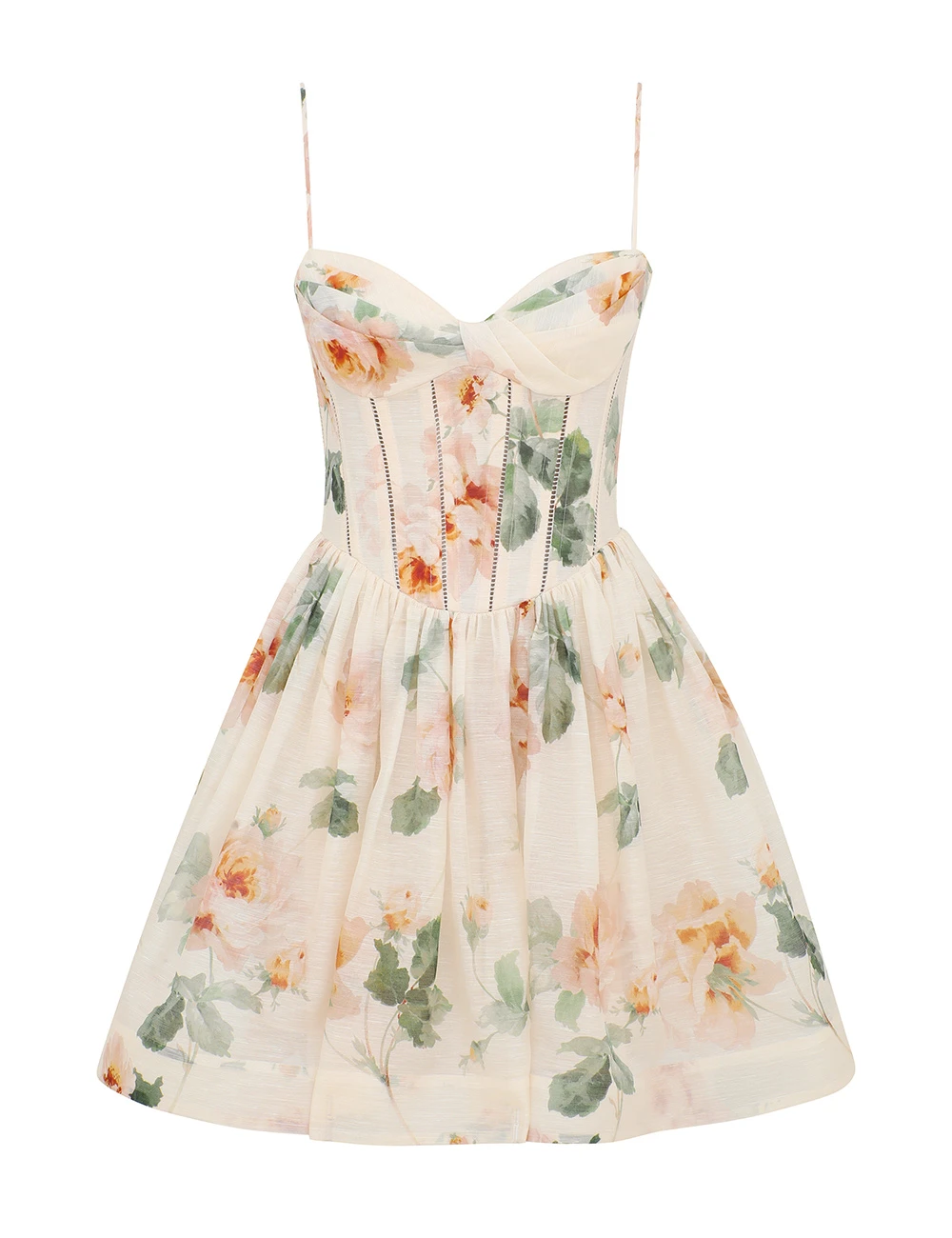 Zimmermann Carousel Corset Mini Dress | Ready to Wear Collection Luxury Shoes Elevate your elegance in this Zimmermann Dresses available now at Luxury Shoes