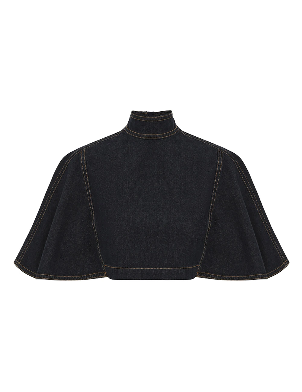 Zimmermann Luna Denim Capelet | Ready to Wear Collection Luxury Shoes Elevate your elegance in this Zimmermann Tops available now at Luxury Shoes