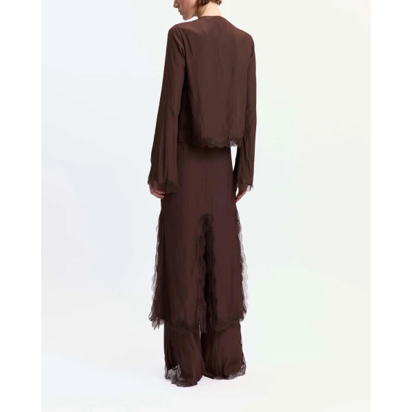 Elevate your elegance in this 16Arlington Knitwear from the luxury feather dress edit
