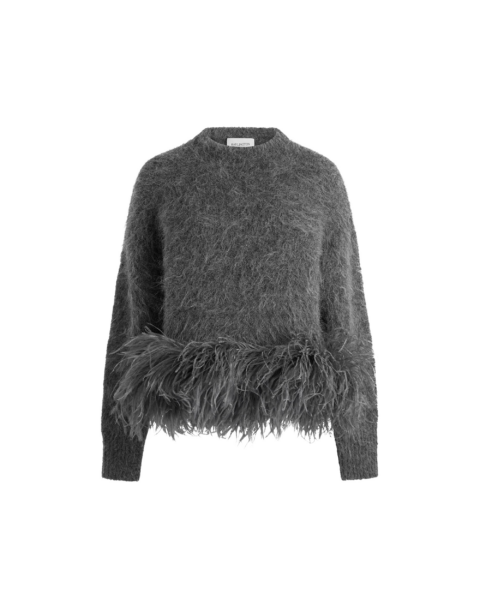 Elevate your elegance in this 16Arlington Knitwear from the luxury feather dress edit