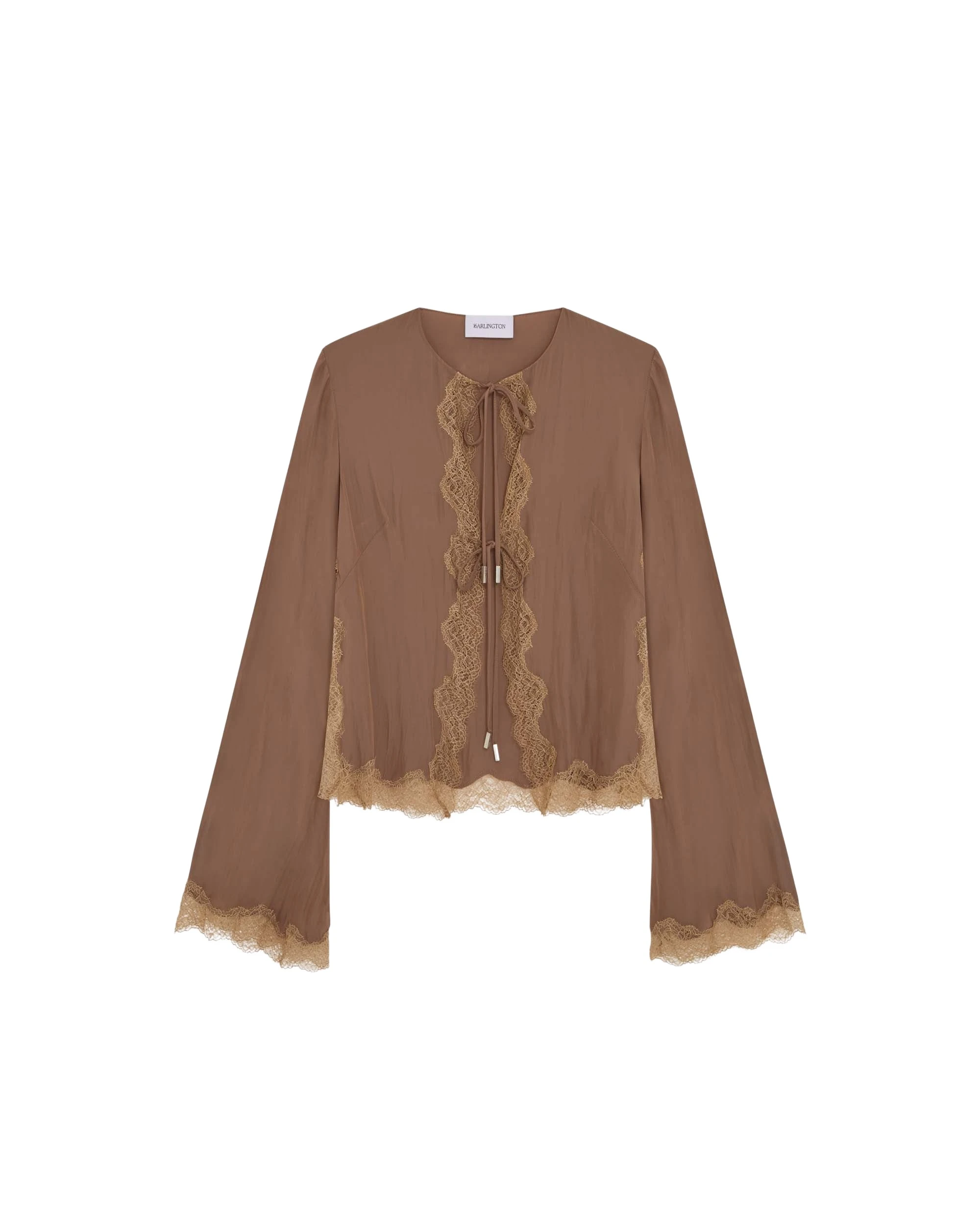 16Arlington-Filipa-Cardigan-In-Satin-coveti32644_nobg Elevate your elegance in this 16Arlington Knitwear from the luxury feather dress edit