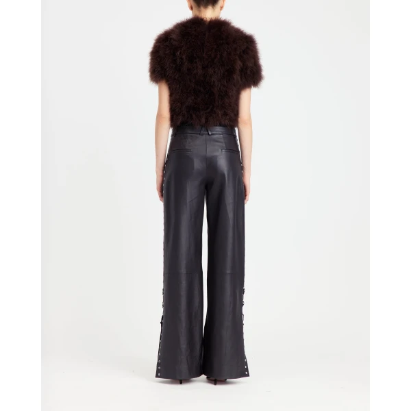 Elevate your elegance in this 16Arlington Pants from the luxury feather dress edit