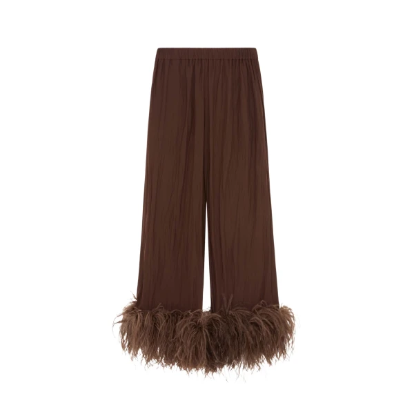 Elevate your elegance in this 16Arlington Pants from the luxury feather dress edit