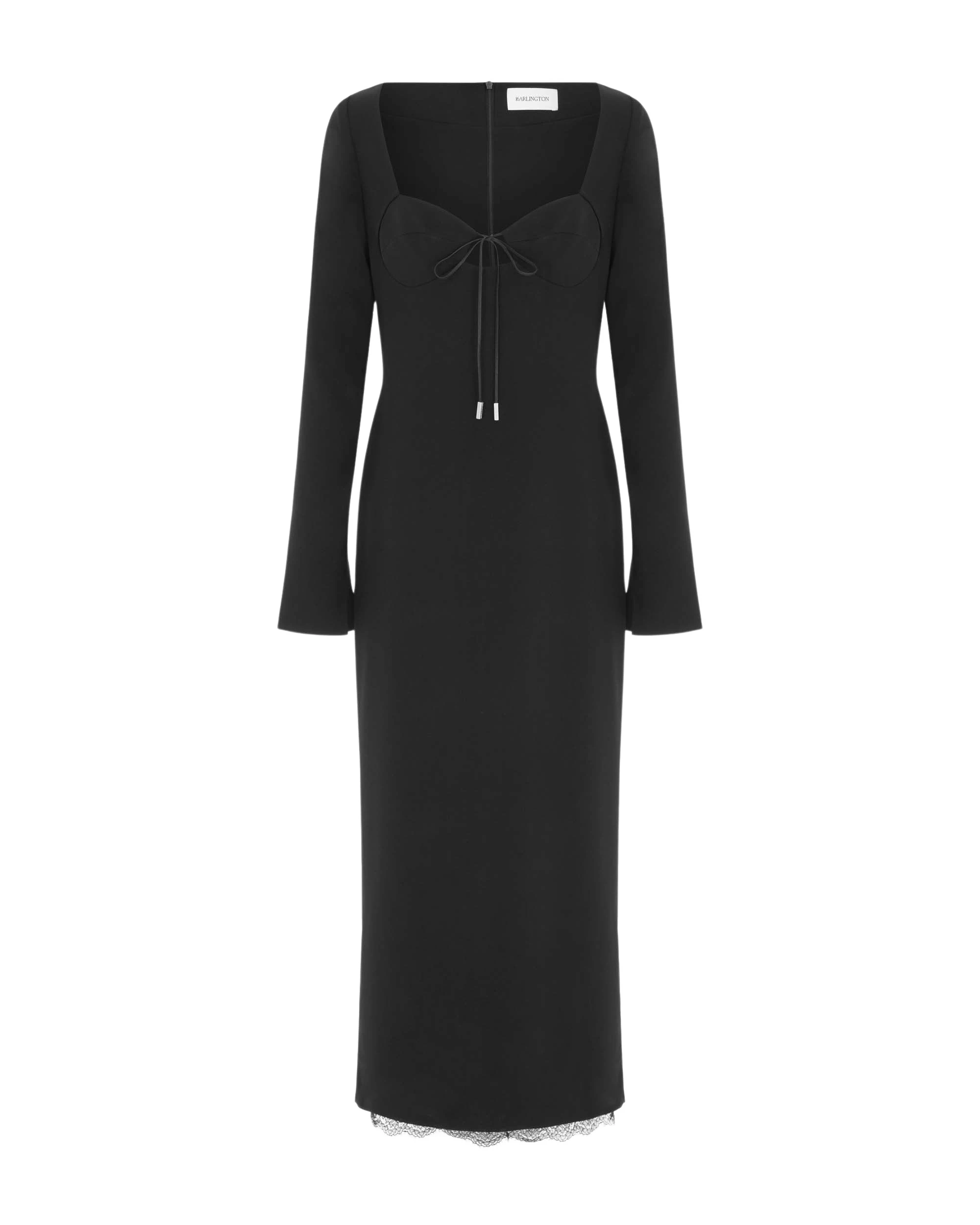 16Arlington-Odette-Midi-Dress-In-Crepe-coveti47016_nobg Elevate your elegance in this 16Arlington Dresses from the luxury feather dress edit