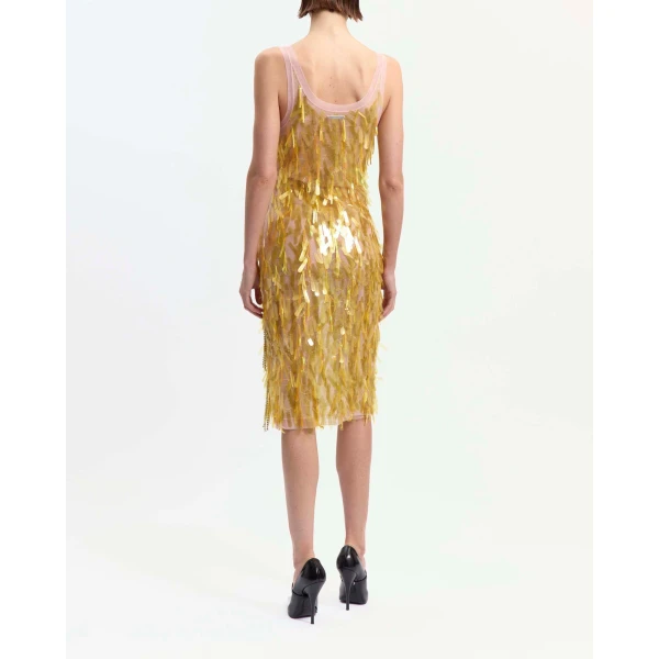Elevate your elegance in this 16Arlington Dresses from the luxury feather dress edit