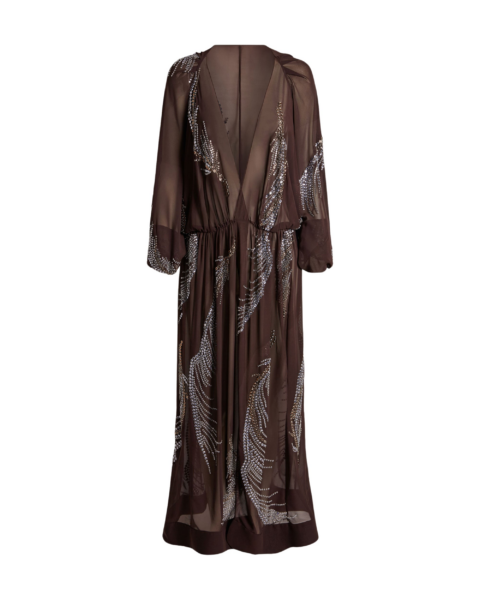 Elevate your elegance in this 16Arlington Dresses from the luxury feather dress edit
