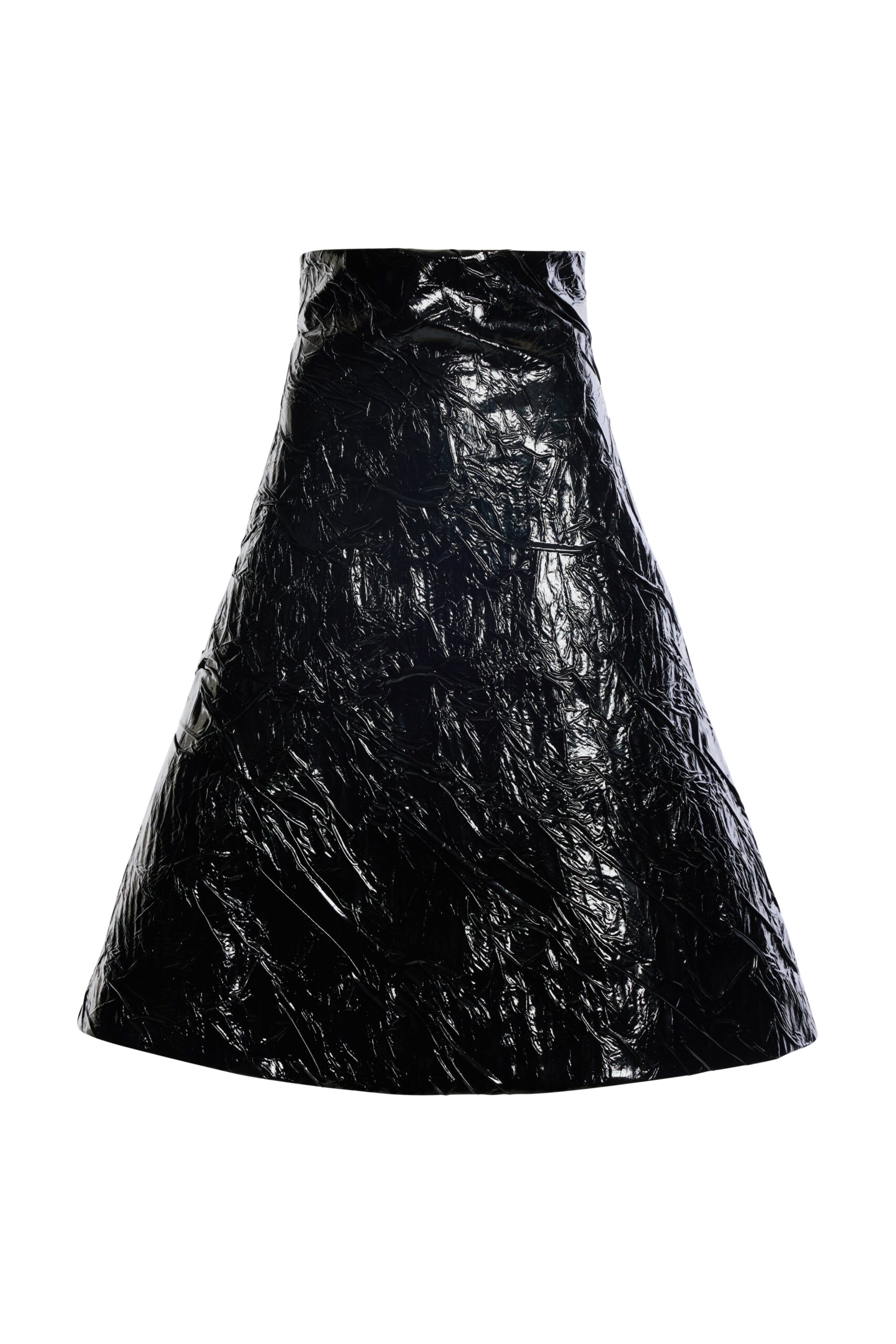 awake mode Skirts A.W.A.K.E. MODE Knee-Length A-Line Skirt Black - Skirts - Conceptual Avant-Garde Fashion at Luxury Shoes