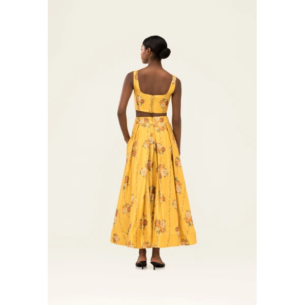 Agua by Agua Bendita Delta Paramo Maxi Skirt - Agua By Agua Bendita Skirts - Artisanal Colombian Resort Wear at Luxury Shoes 