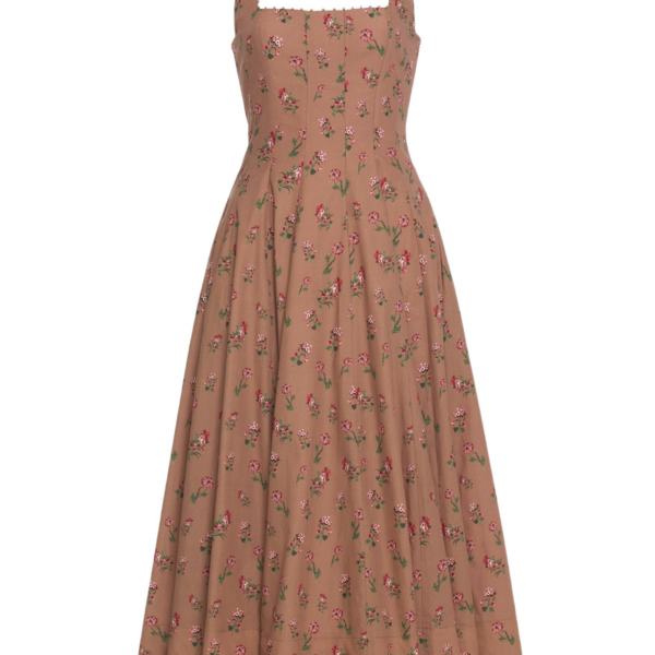 Agua by Agua Bendita Frontera Quebrada Midi Dress - Agua By Agua Bendita Dresses - Artisanal Colombian Resort Wear at Luxury Shoes 