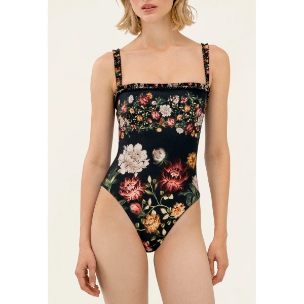 Agua by Agua Bendita Limon Paramo One Piece - Agua By Agua Bendita Beachwear - Artisanal Colombian Resort Wear at Luxury Shoes 