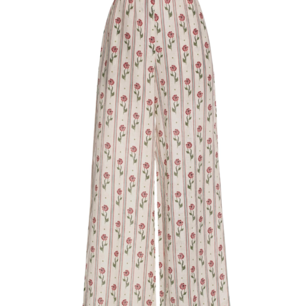 Agua by Agua Bendita Tota Quebrada Trousers - Agua By Agua Bendita Pants - Artisanal Colombian Resort Wear at Luxury Shoes 