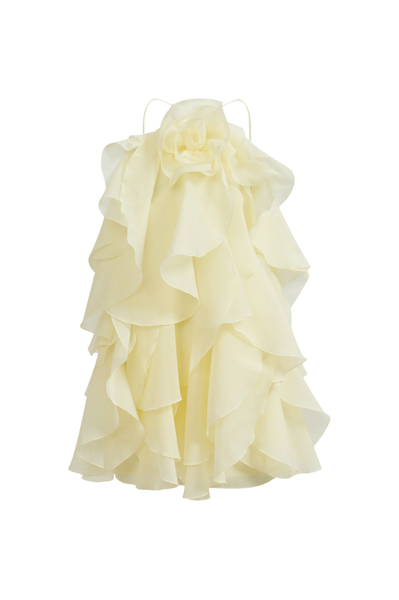 Aje-aus-Dresses-Pandorea-Layered-Mini-Dress-714978_nobg Aje Yellow Dresses