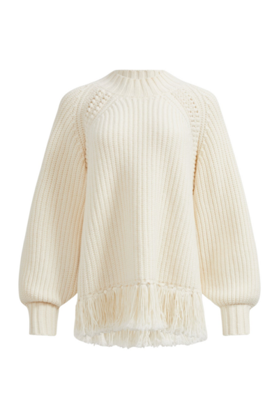 Aje Ivory Knitwear