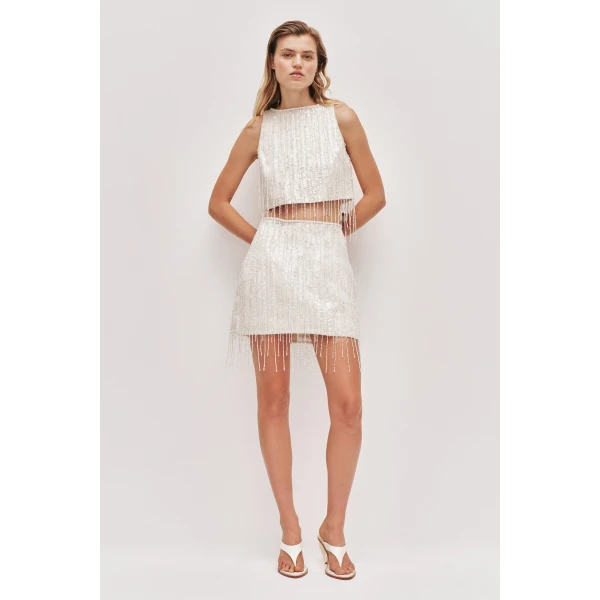 Aire Sequin Mini Skirt