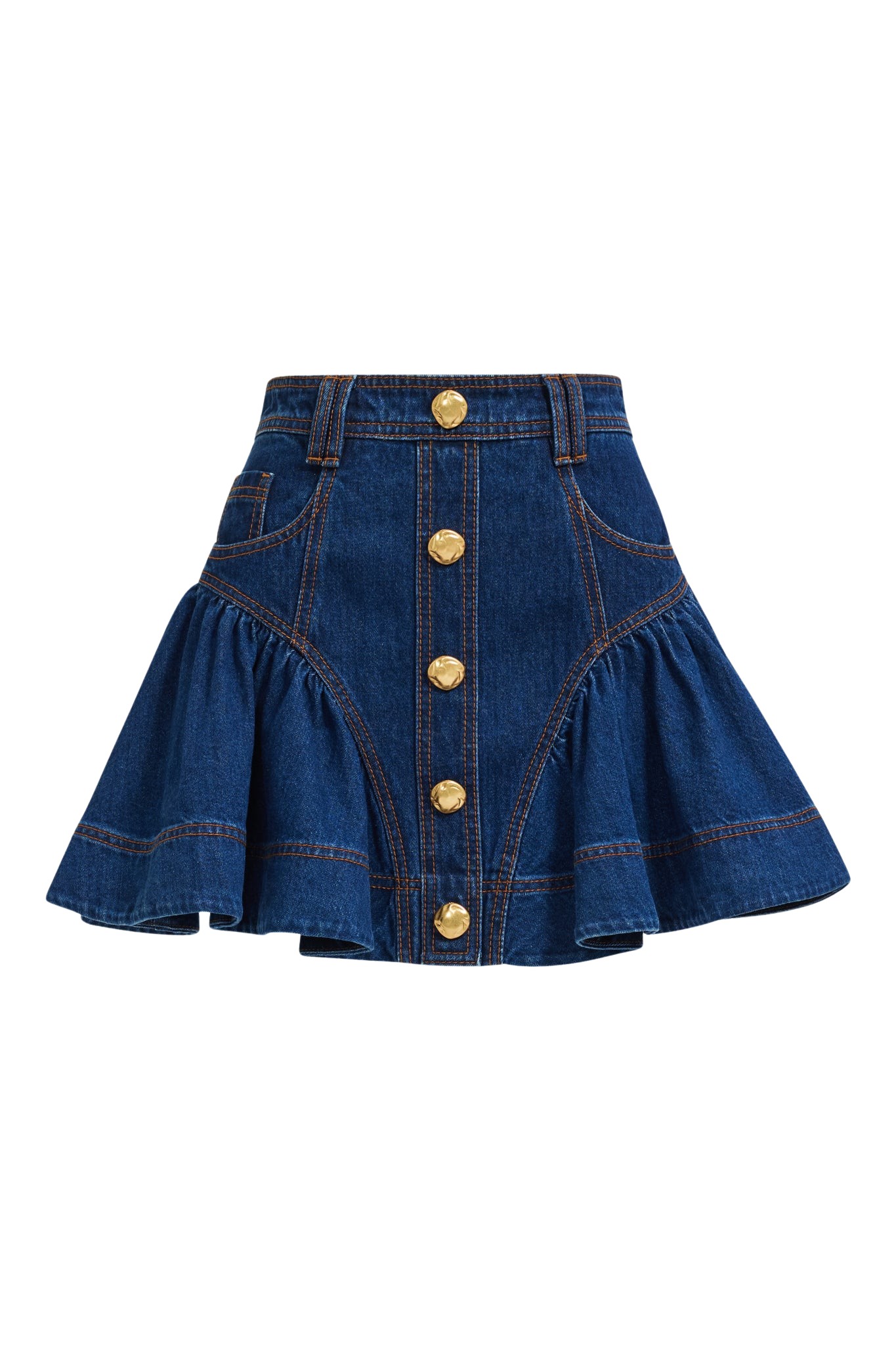 Aje-aus-Skirts-Elodi-Denim-Mini-Skirt-434628_nobg Aje Blue Skirts