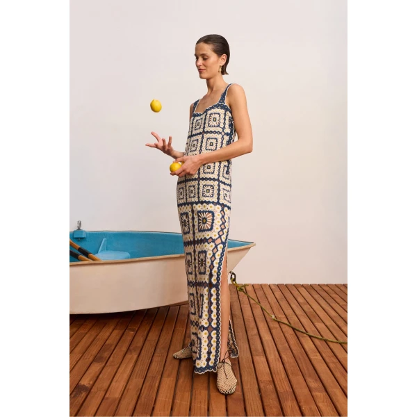 Alemais Dolly Midi Dress  Sustainable Dresses with Alemais print -  Luxury Handbags Australian Designer