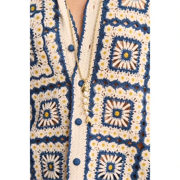 Alemais Dolly Shirt  Sustainable Tops with Alemais print -  Luxury Handbags Australian Designer