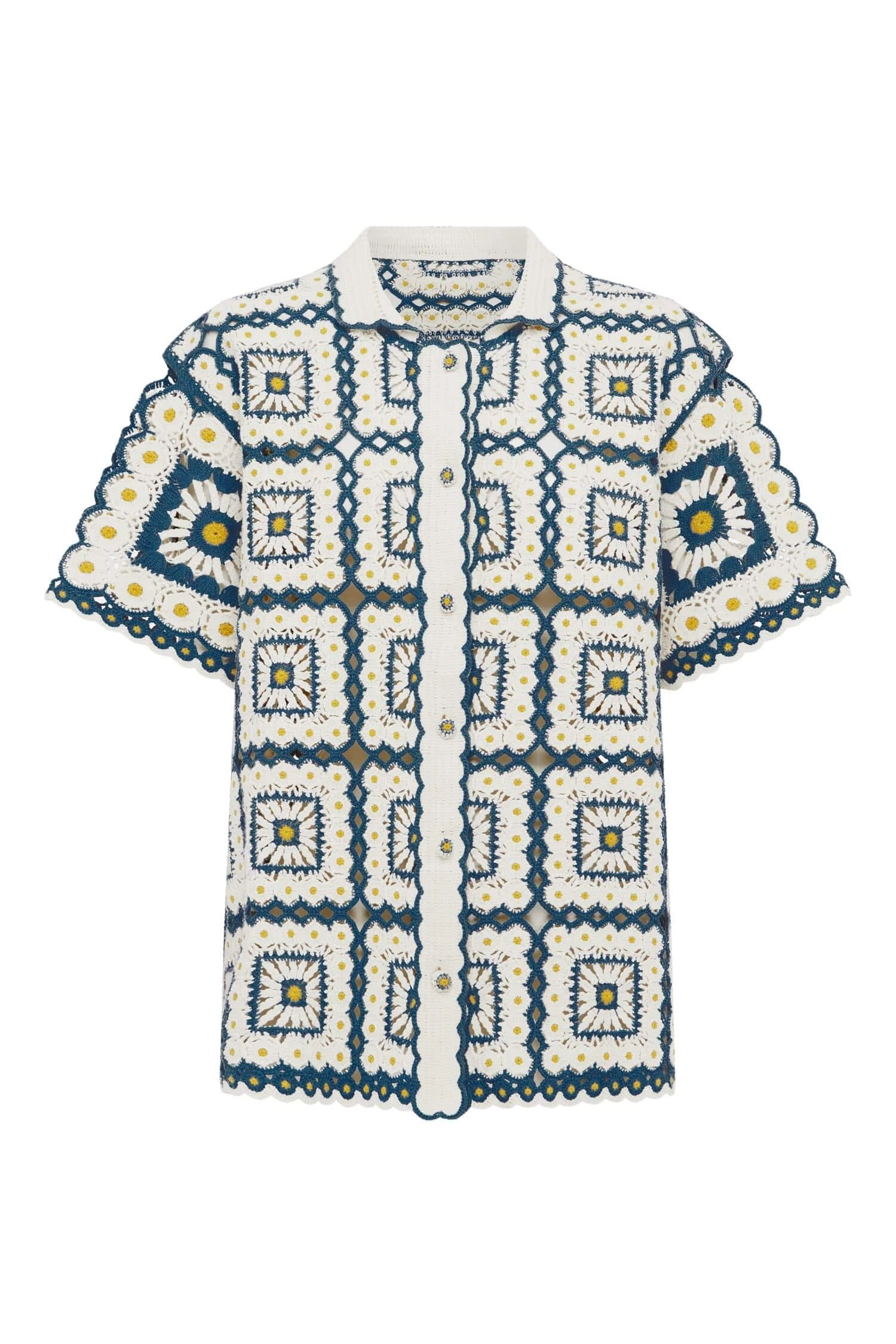 Dolly Shirt by Alemais - Tops Alemais Dolly Shirt Sustainable Tops with Alemais print - Luxury Handbags Australian Designer