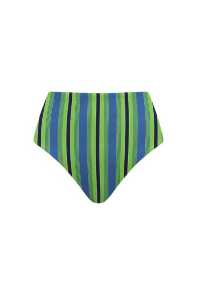 Alemais Margo High Waist Brief  Sustainable Beachwear with Alemais print -  Luxury Handbags Australian Designer