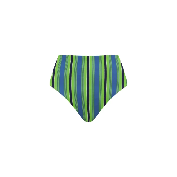 Alemais Margo High Waist Brief  Sustainable Beachwear with Alemais print -  Luxury Handbags Australian Designer