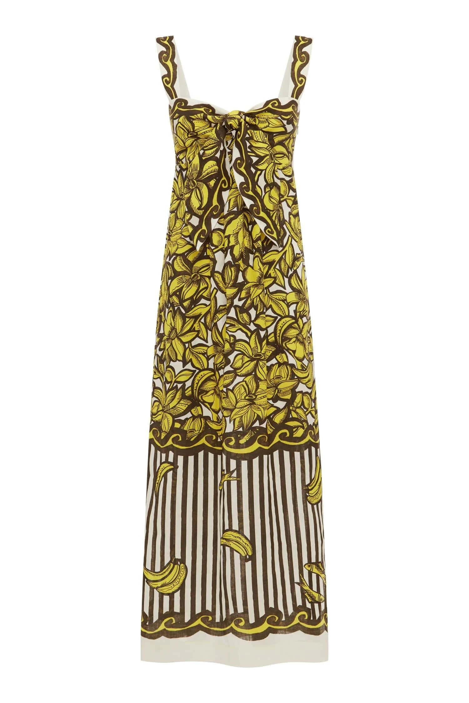 Mona Midi Dress by Alemais - Dresses Alemais Mona Midi Dress Sustainable Dresses with Alemais print - Luxury Handbags Australian Designer