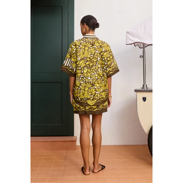 Alemais Mona Sarong Skirt  Sustainable Skirts with Alemais print -  Luxury Handbags Australian Designer
