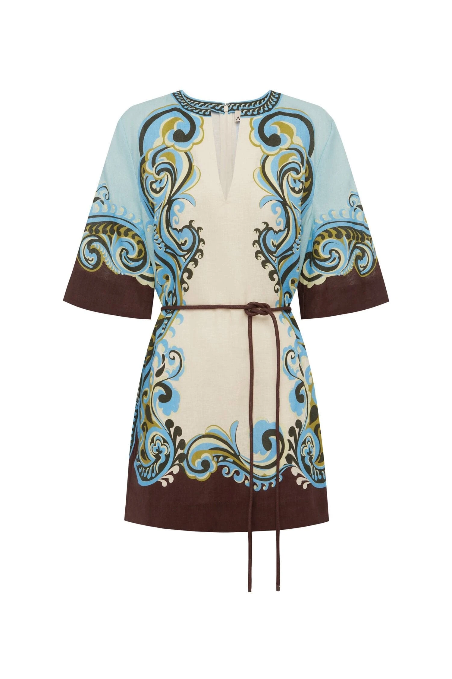 Natalia Mini Dress by Alemais - Dresses Alemais Natalia Mini Dress Sustainable Dresses with Alemais print - Luxury Handbags Australian Designer