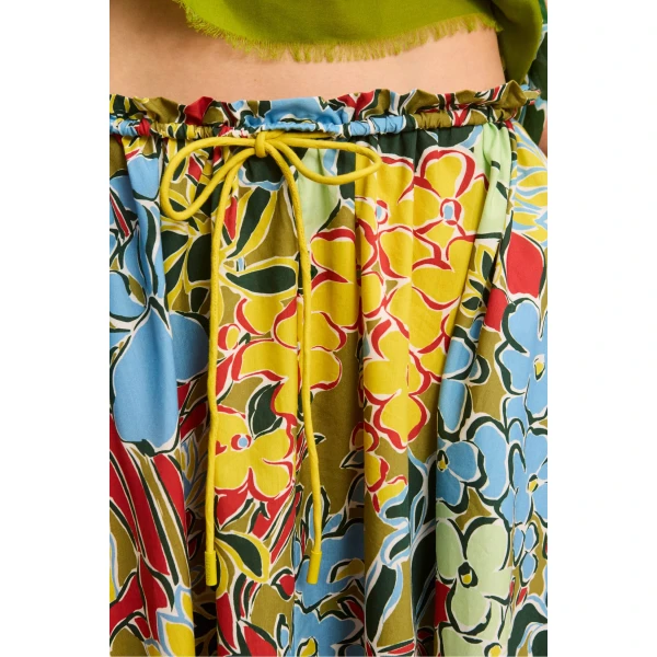 Alemais Solstice Midi Skirt  Sustainable Skirts with Alemais print -  Luxury Handbags Australian Designer