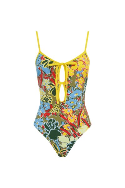 Alemais Solstice One Piece  Sustainable Beachwear with Alemais print -  Luxury Handbags Australian Designer