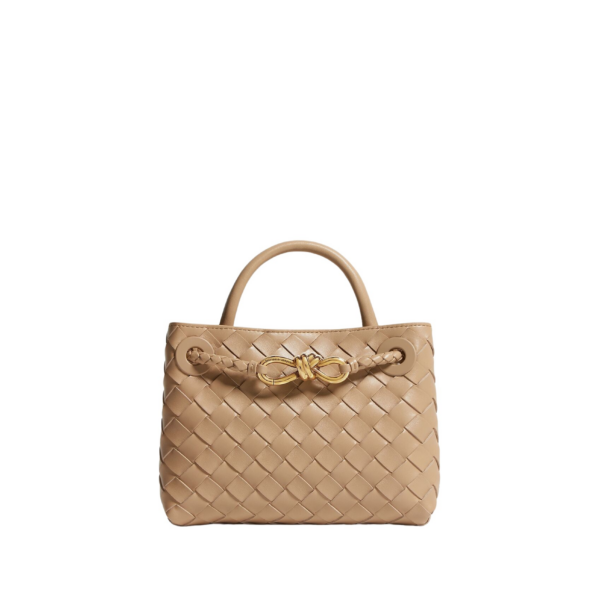 Khaite Women's Mini Andiamo in Shore - Beige Mini Bags - The Lotus Tote Bag - Shop at Luxury Shoes 