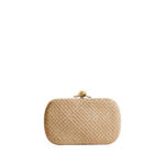 Khaite Women's Soft Knot in Shore - Beige Clutch Bags - The Lotus Tote Bag - Shop at Luxury Shoes 