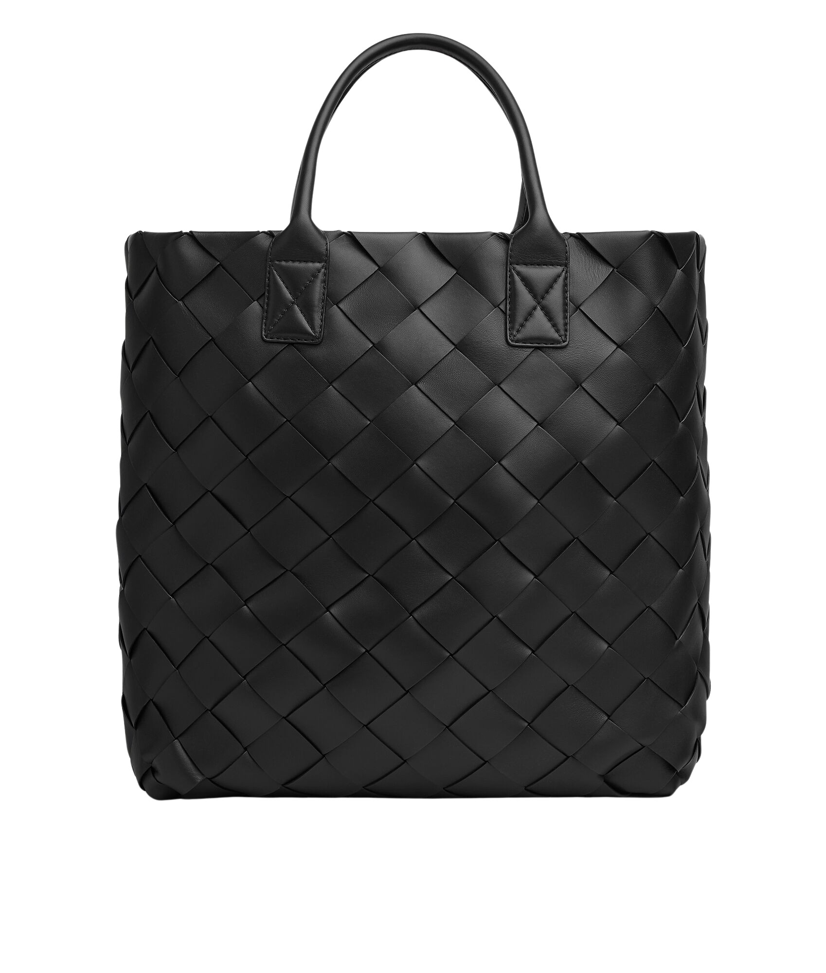 Black-Maxi-Intreccio-Tote-in-Black-coveti62334_nobg Khaite Maxi Intreccio Tote in Black - Black Totes & Top-Handle Bags - The Lotus Tote Bag - Shop at Luxury Shoes