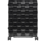 Khaite Odissey Check-In Suitcase in Black - Black  - The Lotus Tote Bag - Shop at Luxury Shoes 