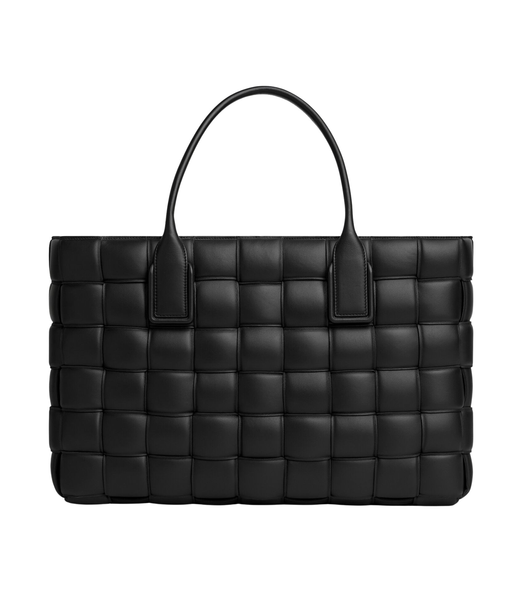 Black-Tote-Bag-in-Black-coveti72573_nobg Khaite Tote Bag in Black - Black Totes & Top-Handle Bags - The Lotus Tote Bag - Shop at Luxury Shoes