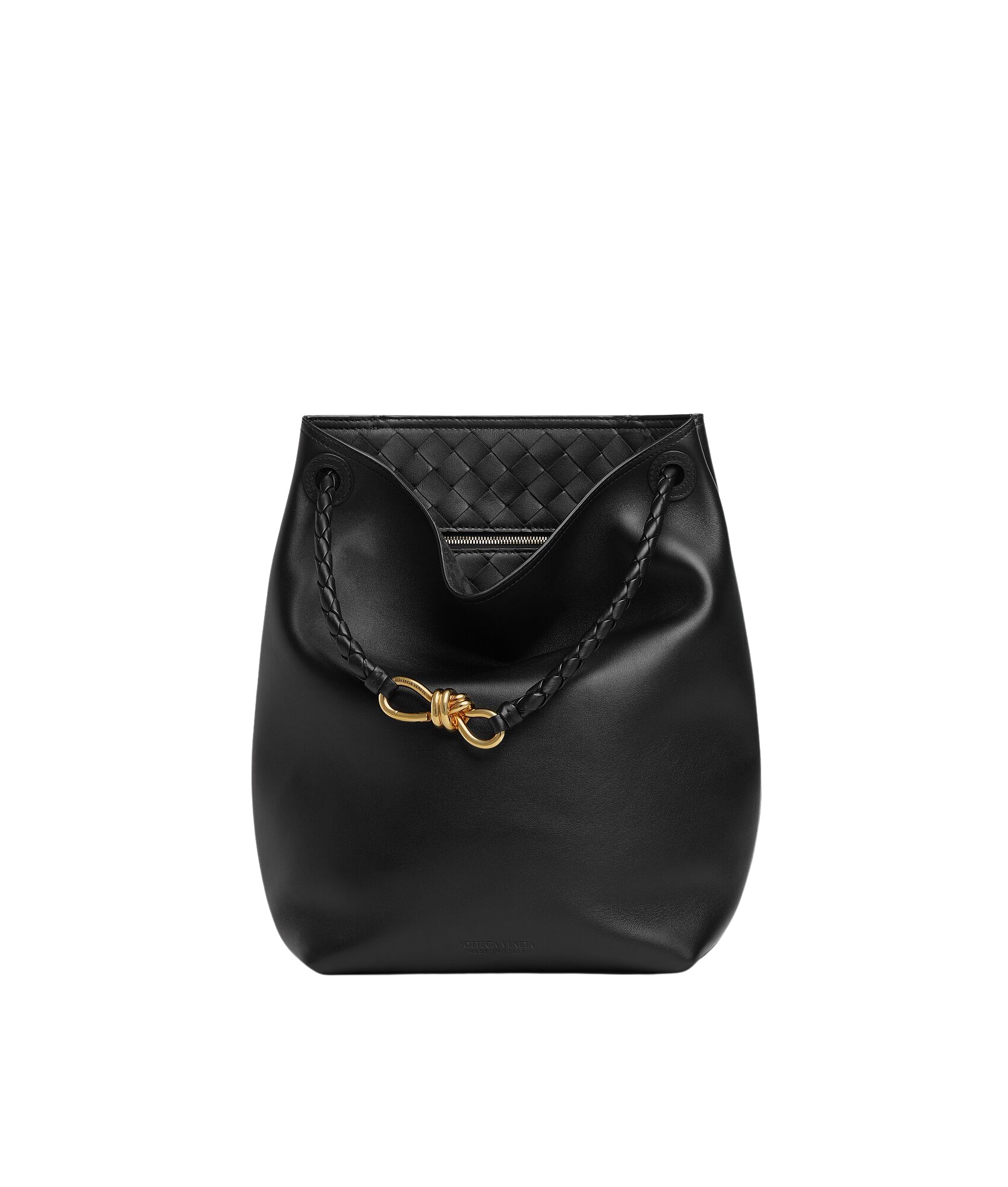 Black-Womens-Andiamo-Bucket-in-Black-coveti97721_nobg Khaite Women's Andiamo Bucket in Black - Black Bucket Bags - The Lotus Tote Bag - Shop at Luxury Shoes