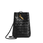 Black-Womens-Andiamo-Phone-Pouch-in-Black-coveti97313_nobg Khaite Women's Andiamo Phone Pouch in Black - Black Mini Bags - The Lotus Tote Bag - Shop at Luxury Shoes