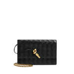 Black-Womens-Andiamo-Pouch-on-Chain-in-Black-coveti21163_nobg Khaite Women's Andiamo Pouch on Chain in Black - Black Shoulder & Crossbody Bags - The Lotus Tote Bag - Shop at Luxury Shoes