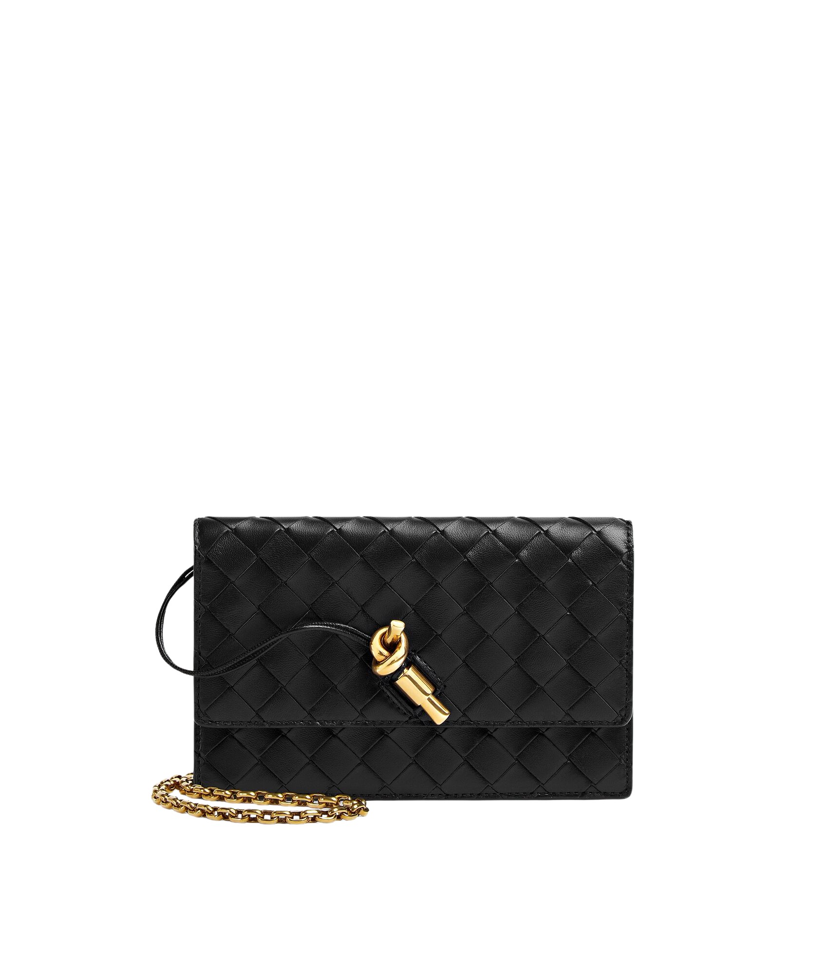 Black-Womens-Andiamo-Pouch-on-Chain-in-Black-coveti21163_nobg Khaite Women's Andiamo Pouch on Chain in Black - Black Shoulder & Crossbody Bags - The Lotus Tote Bag - Shop at Luxury Shoes
