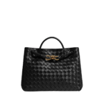 Khaite Women's Andiamo in Black - Black Totes & Top-Handle Bags - The Lotus Tote Bag - Shop at Luxury Shoes 