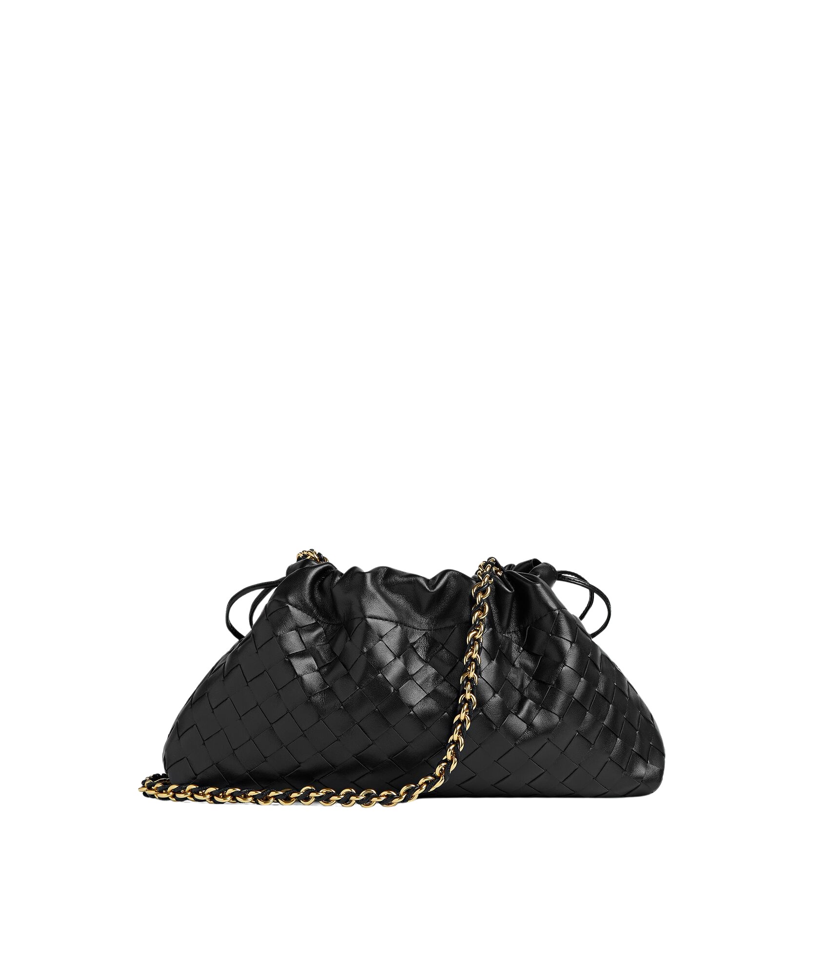 Black-Womens-Dustbag-Notte-in-Black-coveti-364160_nobg Khaite Women's Dustbag Notte in Black - Black Shoulder & Crossbody Bags - The Lotus Tote Bag - Shop at Luxury Shoes