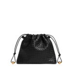 Khaite Women's Dustbag  in Black - Black Shoulder & Crossbody Bags - The Lotus Tote Bag - Shop at Luxury Shoes 