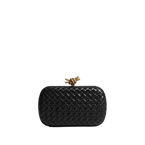 Khaite Women's Knot in Black - Black Clutch Bags - The Lotus Tote Bag - Shop at Luxury Shoes 