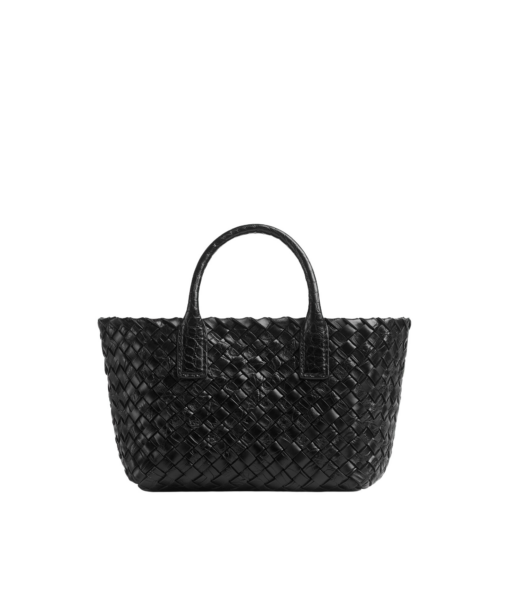 Khaite Women's Mini Cabat in Black - Black Mini Bags - The Lotus Tote Bag - Shop at Luxury Shoes 